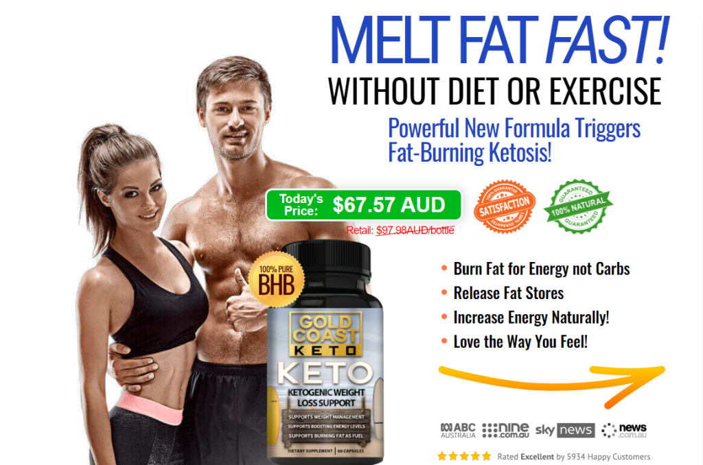 Gold Coast Keto Capsules- Burn Fat For Energy!